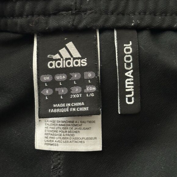 Adidas Pants‎ Women Large Black Track Pants Lounge Climacool Workout Athleisure - Picture 7 of 9
